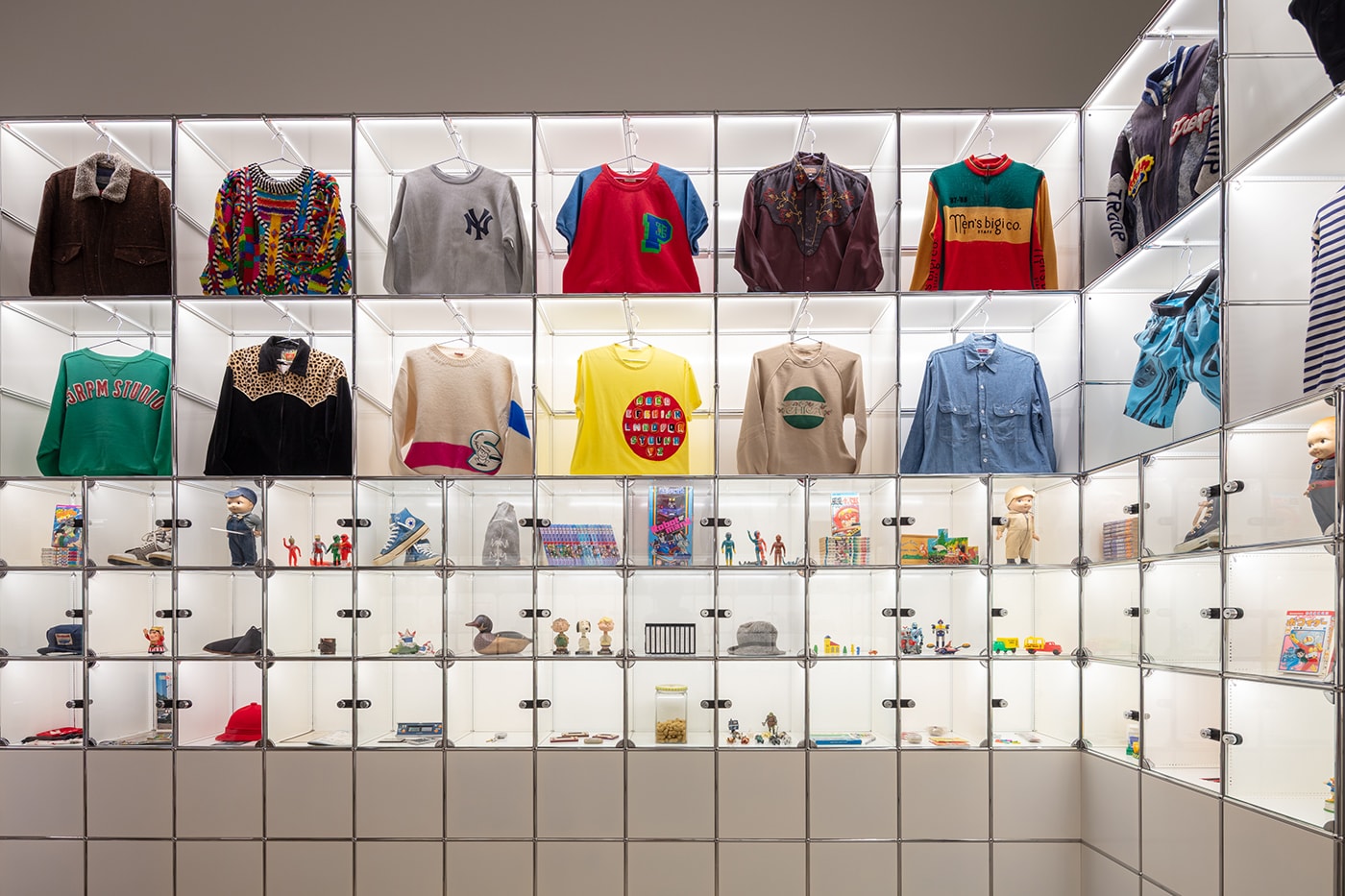 Inside the NIGO retrospective at Design Museum, recreation of NIGO's teenage bedroom installation