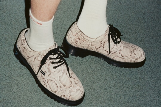 Special Delivery: Supreme and Dr. Martens' "Postal Supreme" 4-Eye Shoe Is For Your Daily Route