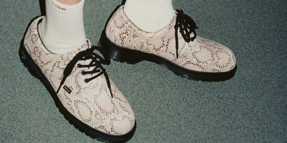 Special Delivery: Supreme and Dr. Martens' "Postal Supreme" 4-Eye Shoe Is For Your Daily Route