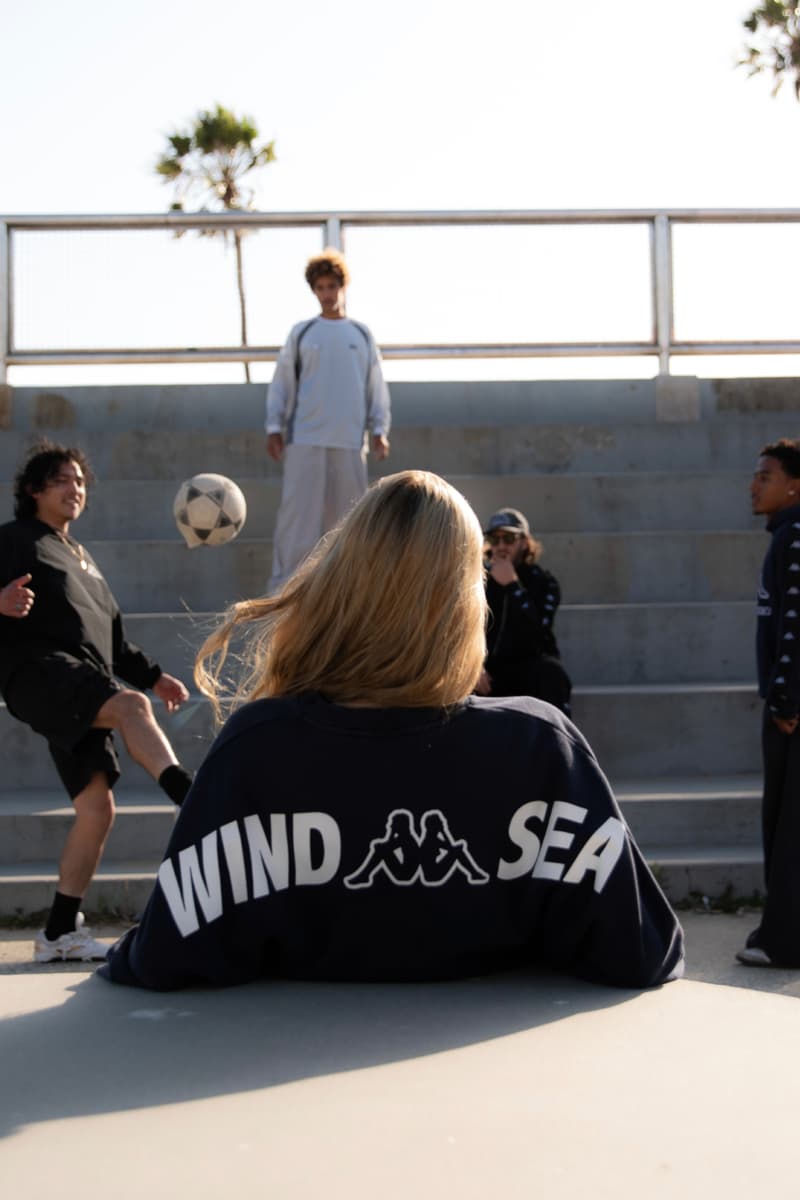 Kappa WIND AND SEA spring summer ss 2026 Collaboration collection Release Info