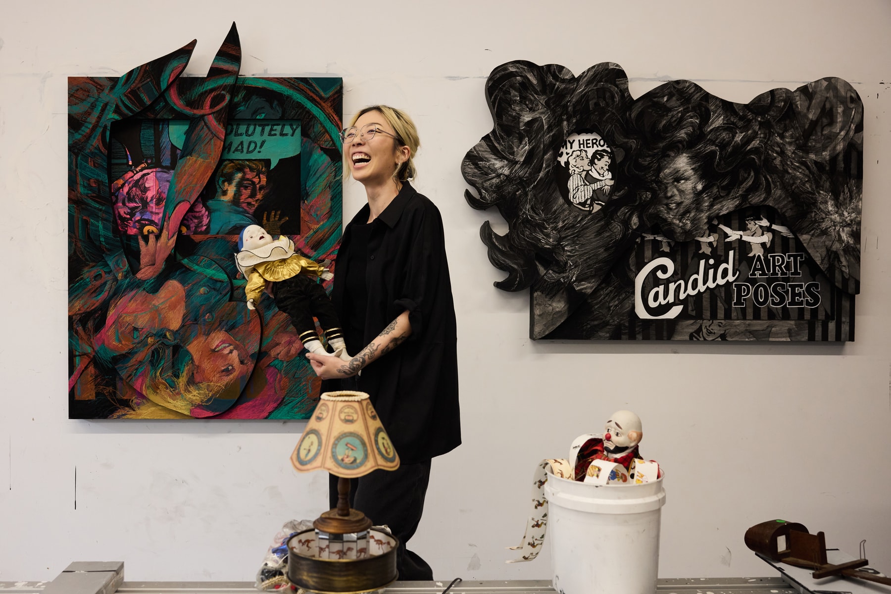 anna park hypeart visits artwork art contemporary studio painting sculpture lehmann maupin