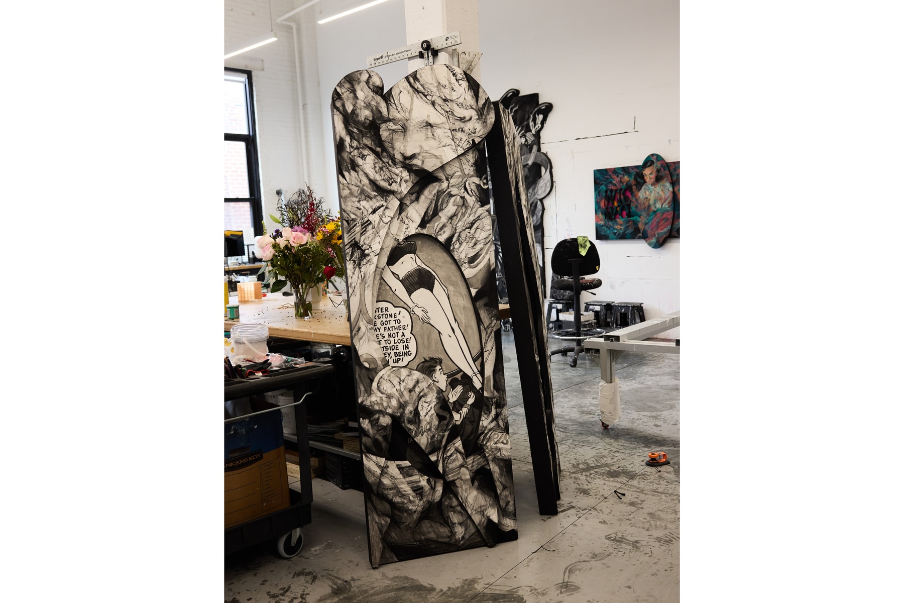 anna park hypeart visits artwork art contemporary studio painting sculpture lehmann maupin