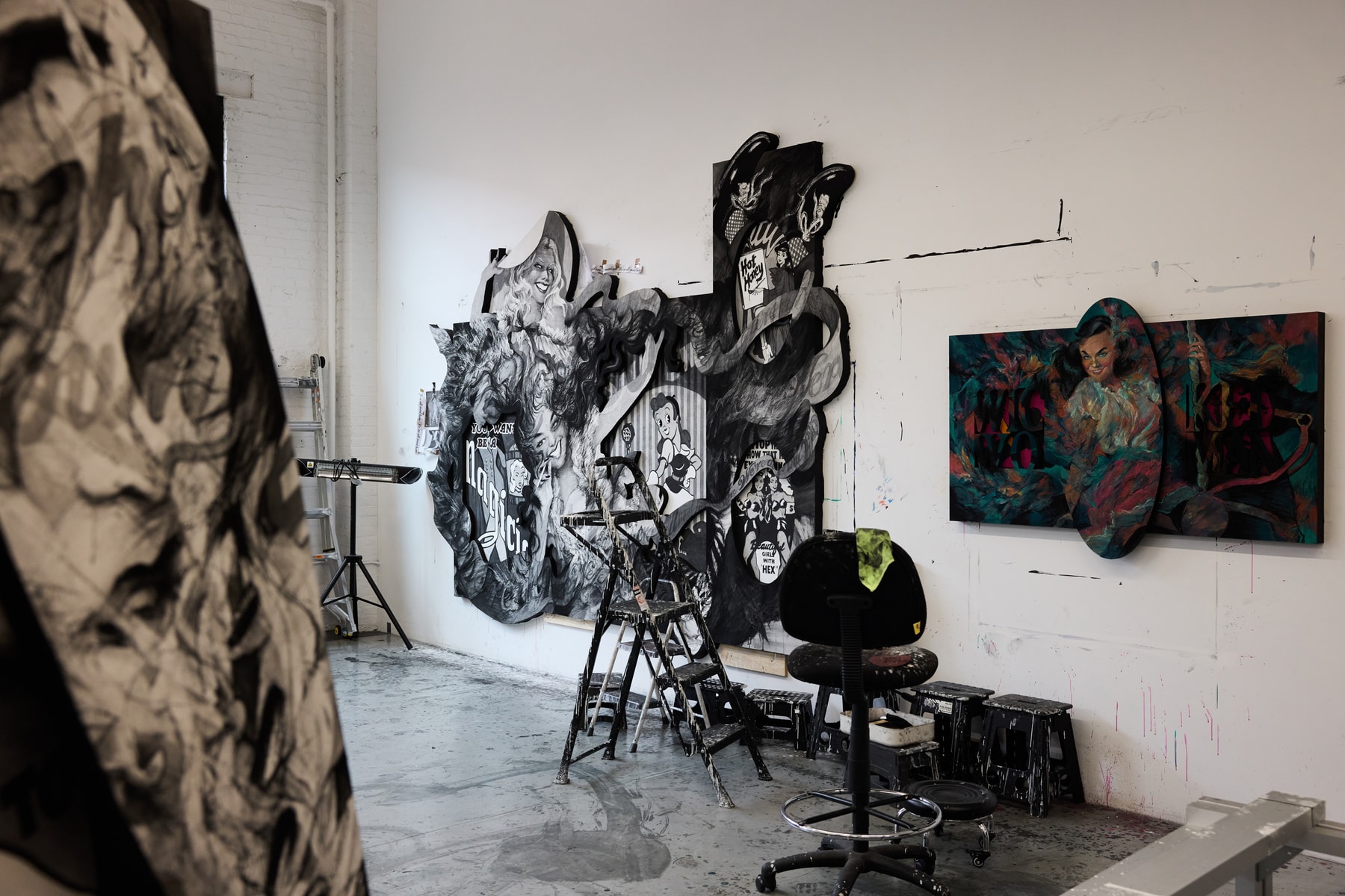 anna park hypeart visits artwork art contemporary studio painting sculpture lehmann maupin