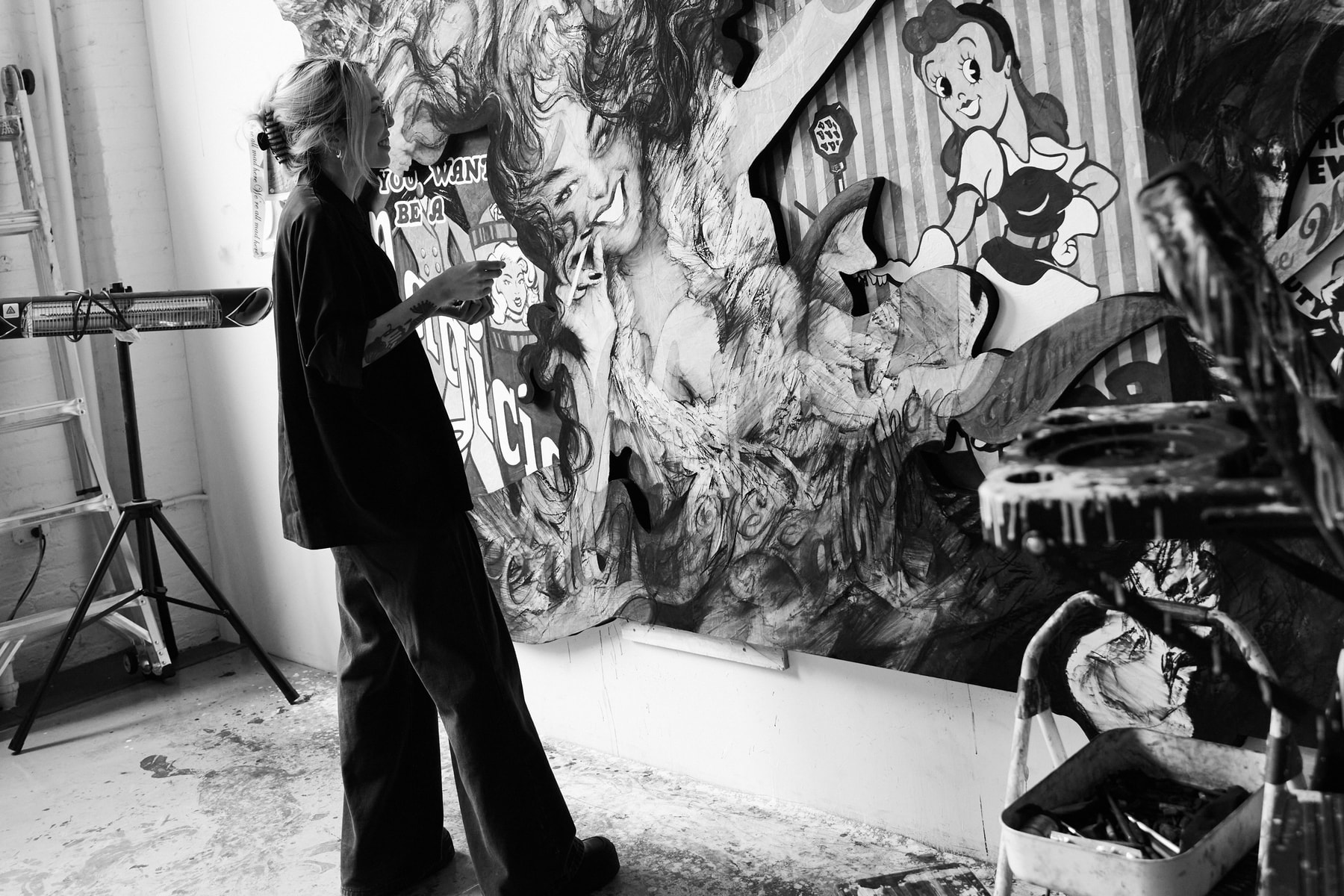 anna park hypeart visits artwork art contemporary studio painting sculpture lehmann maupin