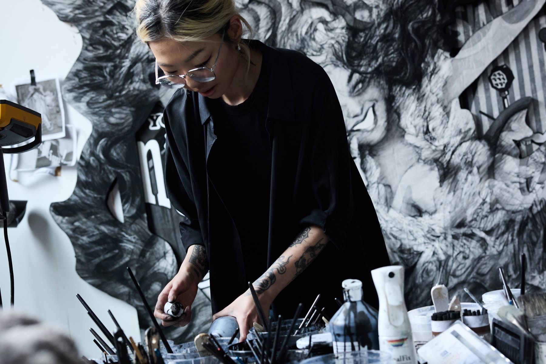 anna park hypeart visits artwork art contemporary studio painting sculpture lehmann maupin