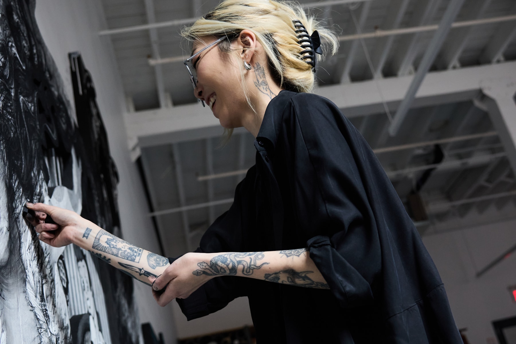 anna park hypeart visits artwork art contemporary studio painting sculpture lehmann maupin