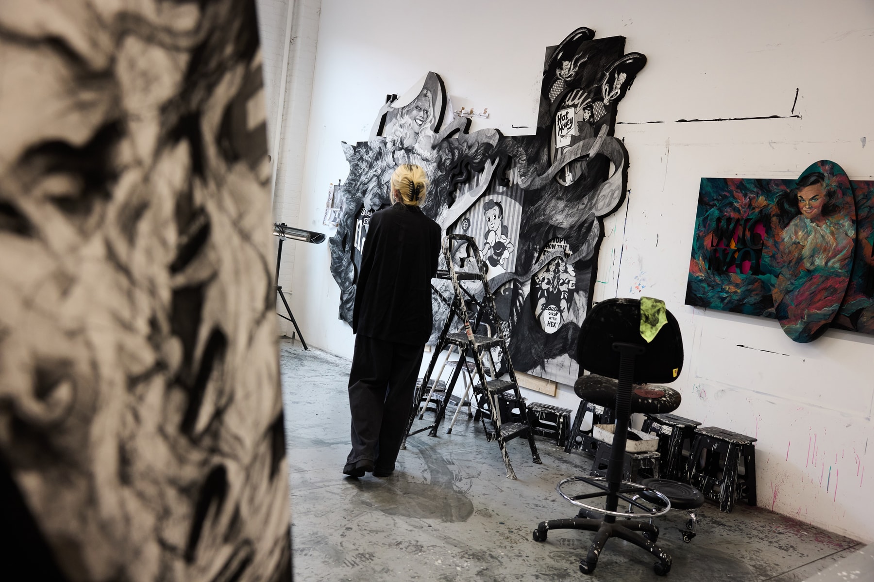 anna park hypeart visits artwork art contemporary studio painting sculpture lehmann maupin