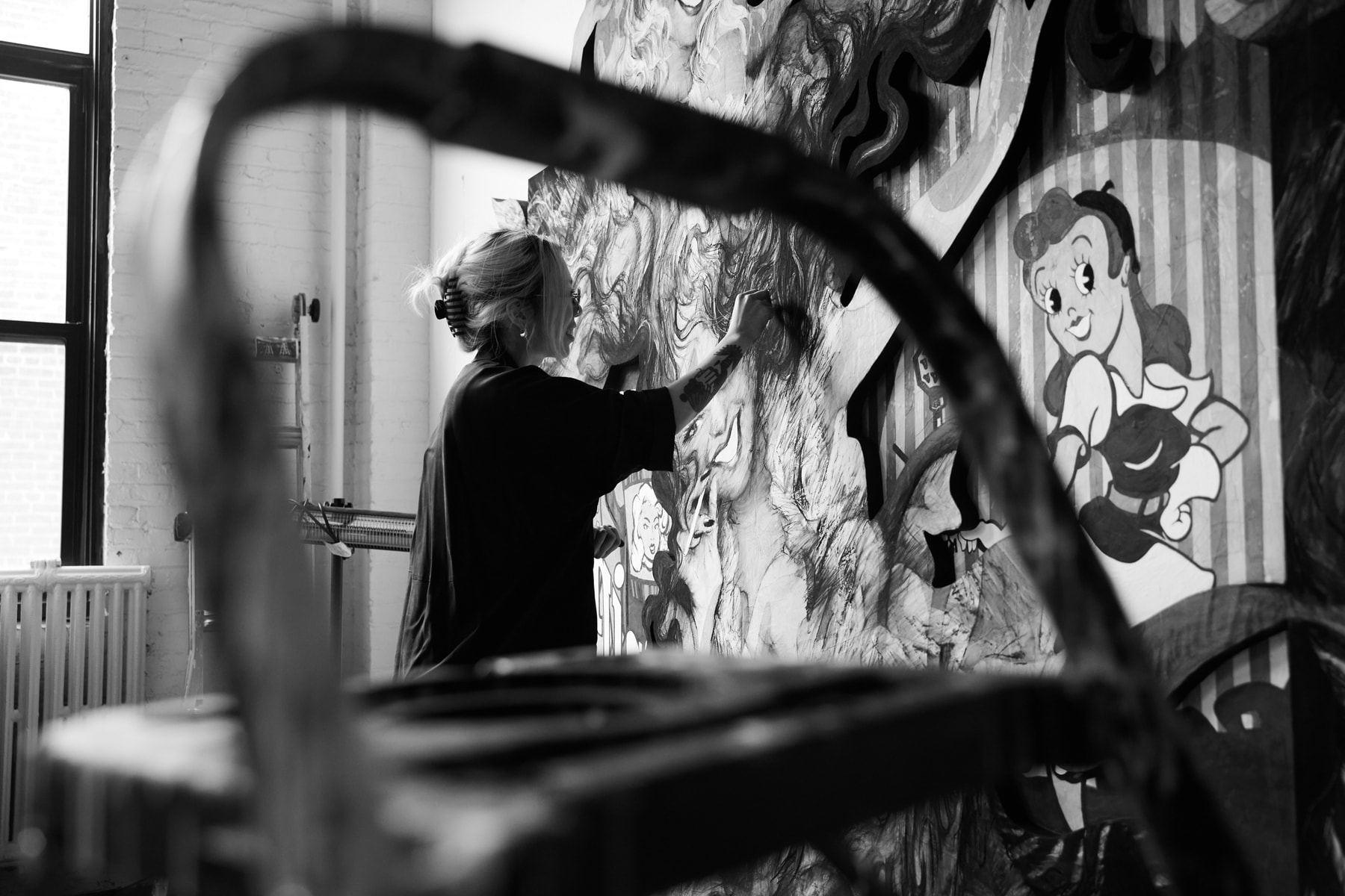 anna park hypeart visits artwork art contemporary studio painting sculpture lehmann maupin