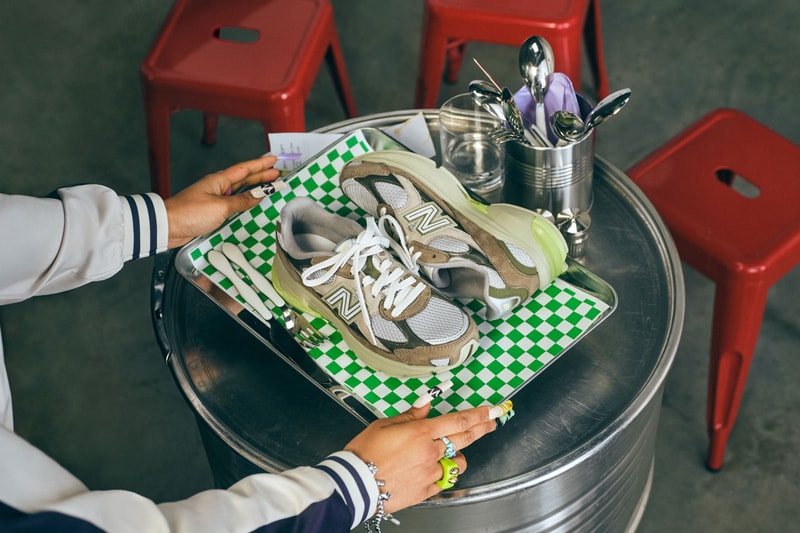 zalando new balance abzorb 2000 2010 sneakers franchise dj temry berlin campaign footwear limelight violet crush