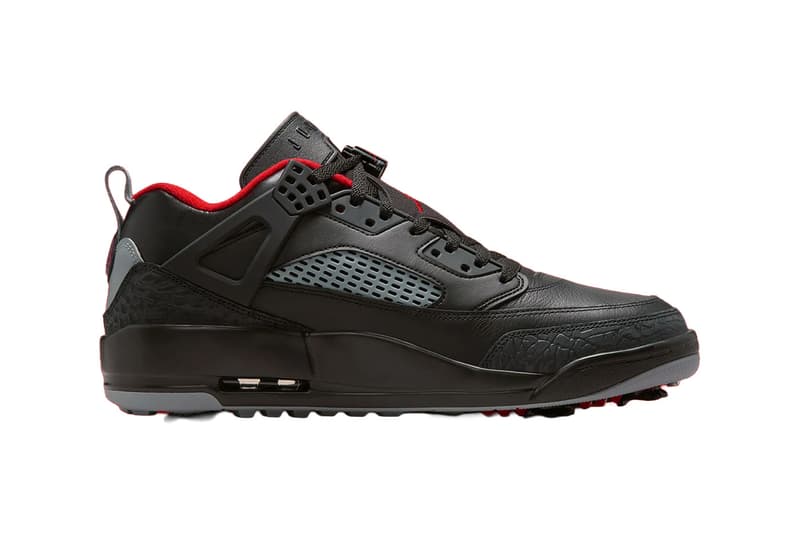 Jordan Spizike Low Golf Black Stealth Varsity Red Official Images