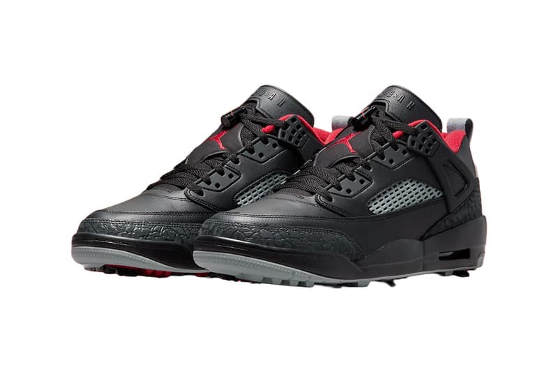 Jordan Spizike Low Golf Black Stealth Varsity Red Official Images
