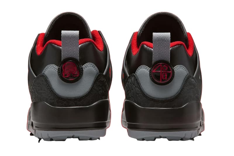 Jordan Spizike Low Golf Black Stealth Varsity Red Official Images