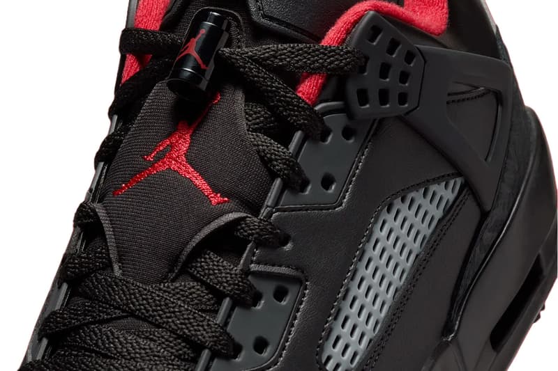 Jordan Spizike Low Golf Black Stealth Varsity Red Official Images