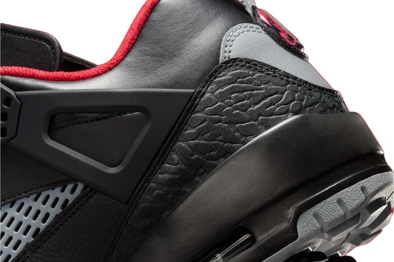 Jordan Spizike Low Golf Black Stealth Varsity Red Official Images
