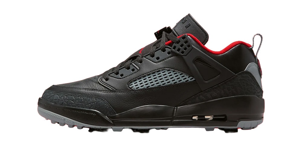 Take an Official Look at the Jordan Spizike Low Golf in “Black Stealth/Varsity Red”