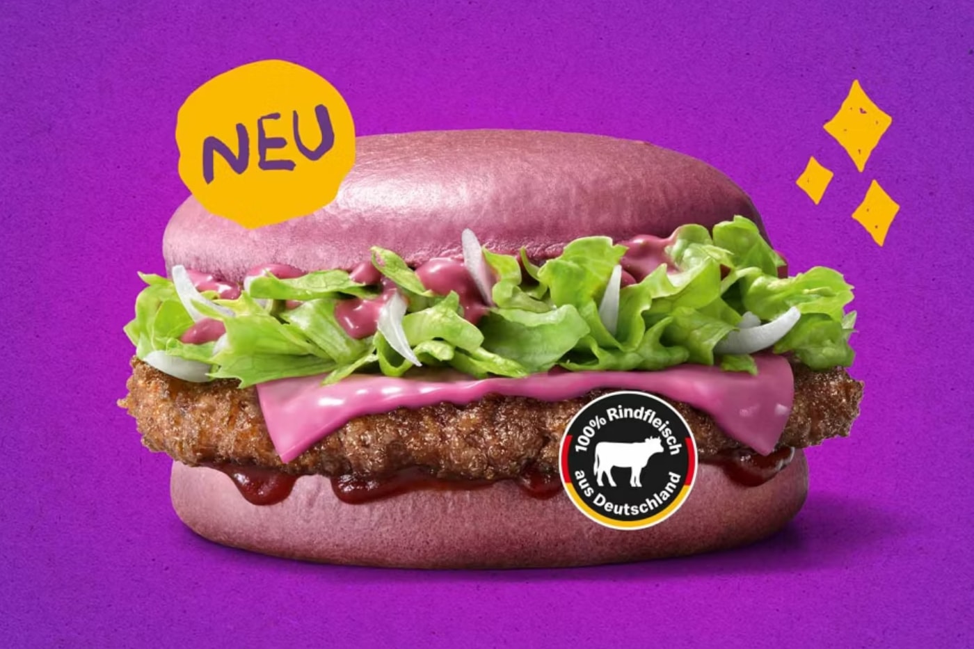 McDonalds 2026 Grimace Menu Purple Burger shake sauce pie mini donuts info