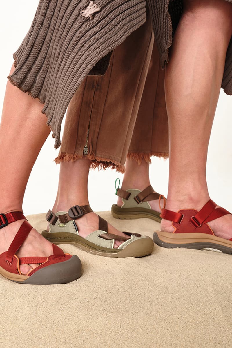 OPEN YY KEEN ZERRAPORT II red khaki Collaboration Release Info