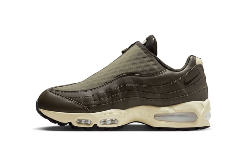 Nike Air Max 95 Big Bubble Zip Medium Olive Alabaster IQ3466-200 Official Images