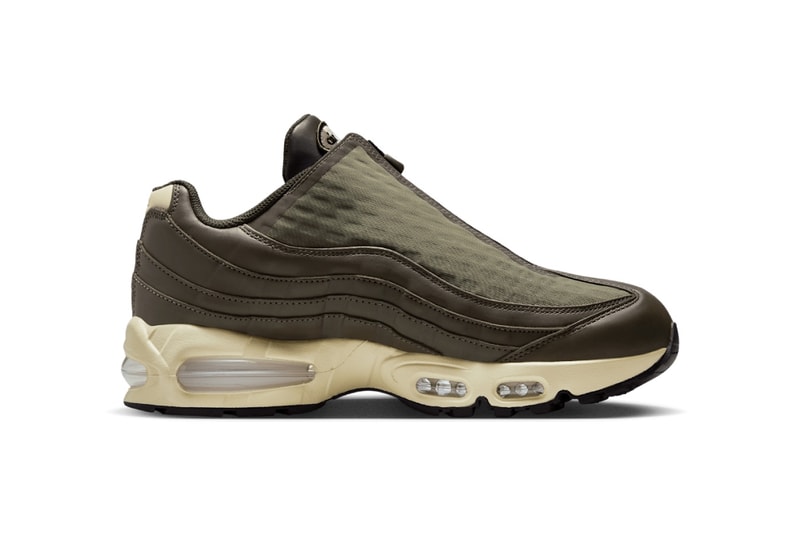 Nike Air Max 95 Big Bubble Zip Medium Olive Alabaster IQ3466-200 Official Images