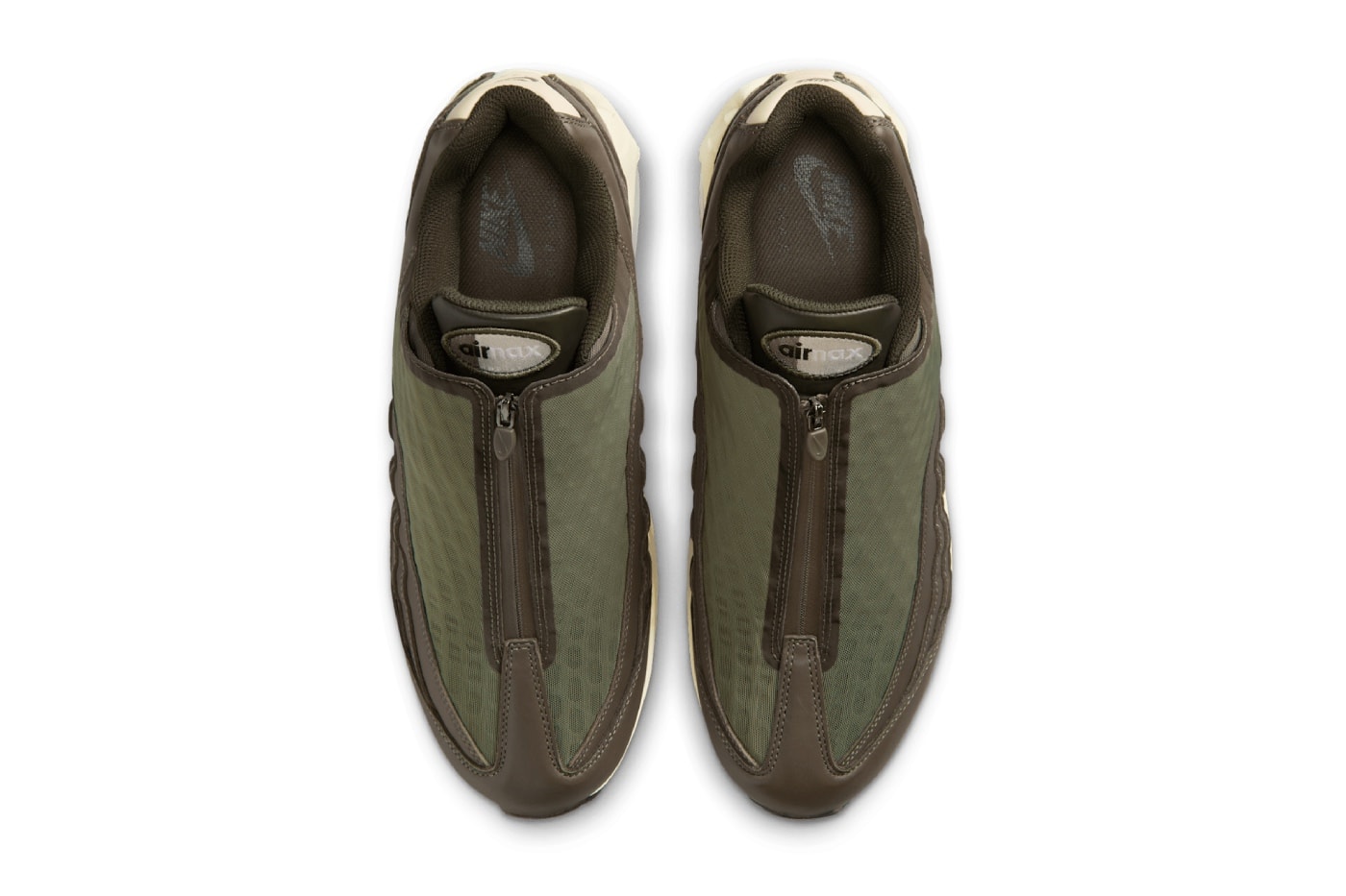 Nike Air Max 95 Big Bubble Zip Medium Olive Alabaster IQ3466-200 Official Images