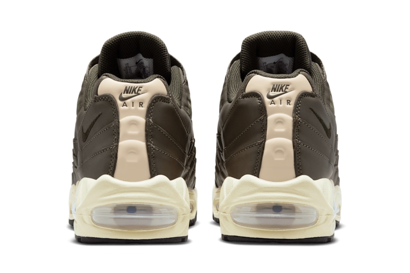 Nike Air Max 95 Big Bubble Zip Medium Olive Alabaster IQ3466-200 Official Images
