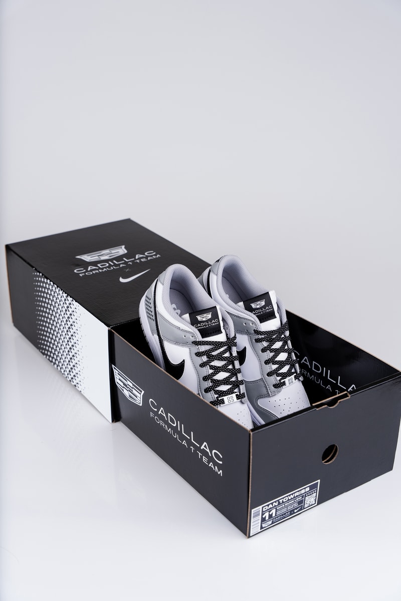 Nike Gifts Cadillac Formula 1 Team a Custom Miami Grand Prix Dunk Low
