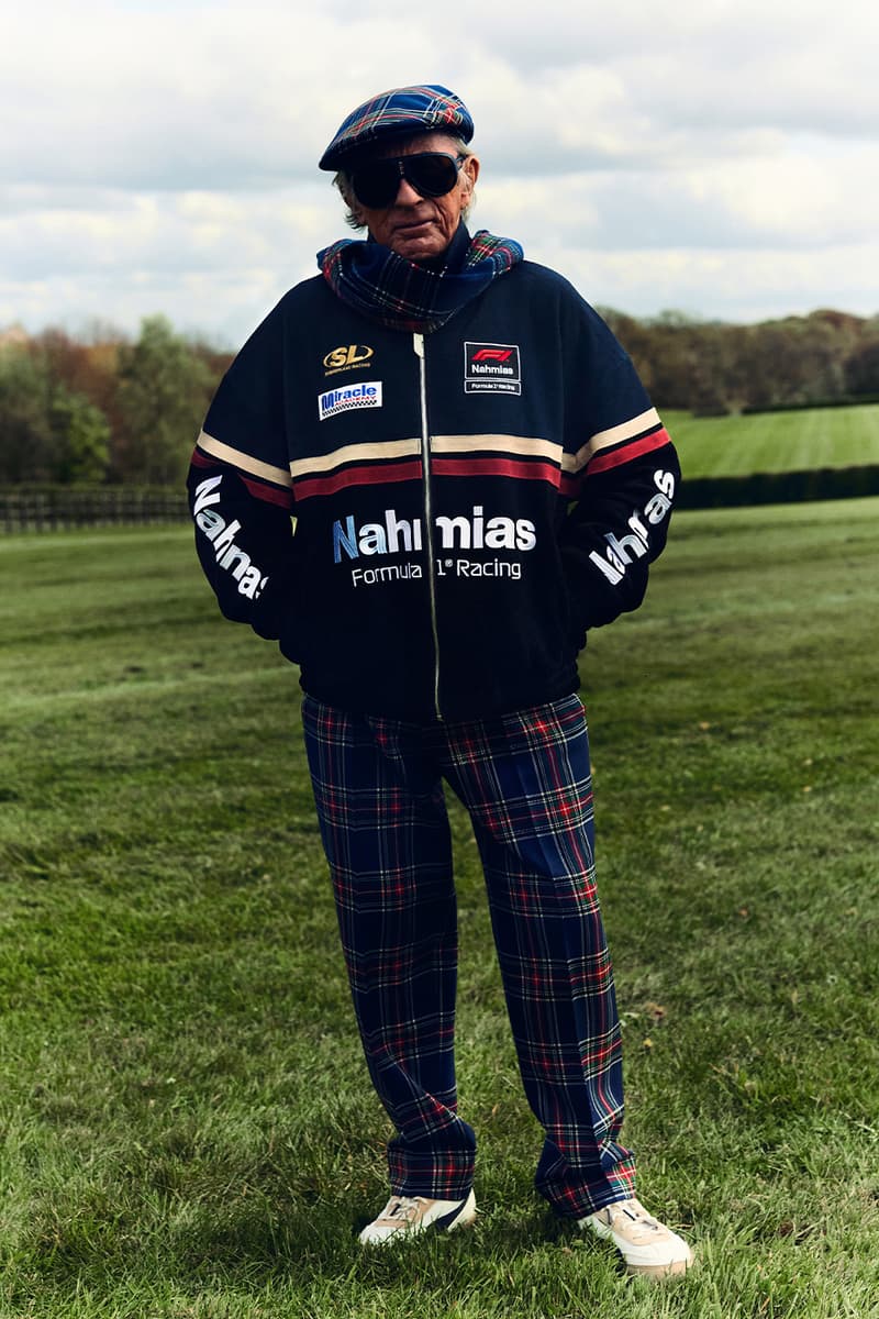 Sir Jackie Stewart Fronts the Formula 1 x NAHMIAS Campaign Ahead of the Miami Grand Prix capsule collaboration f1
