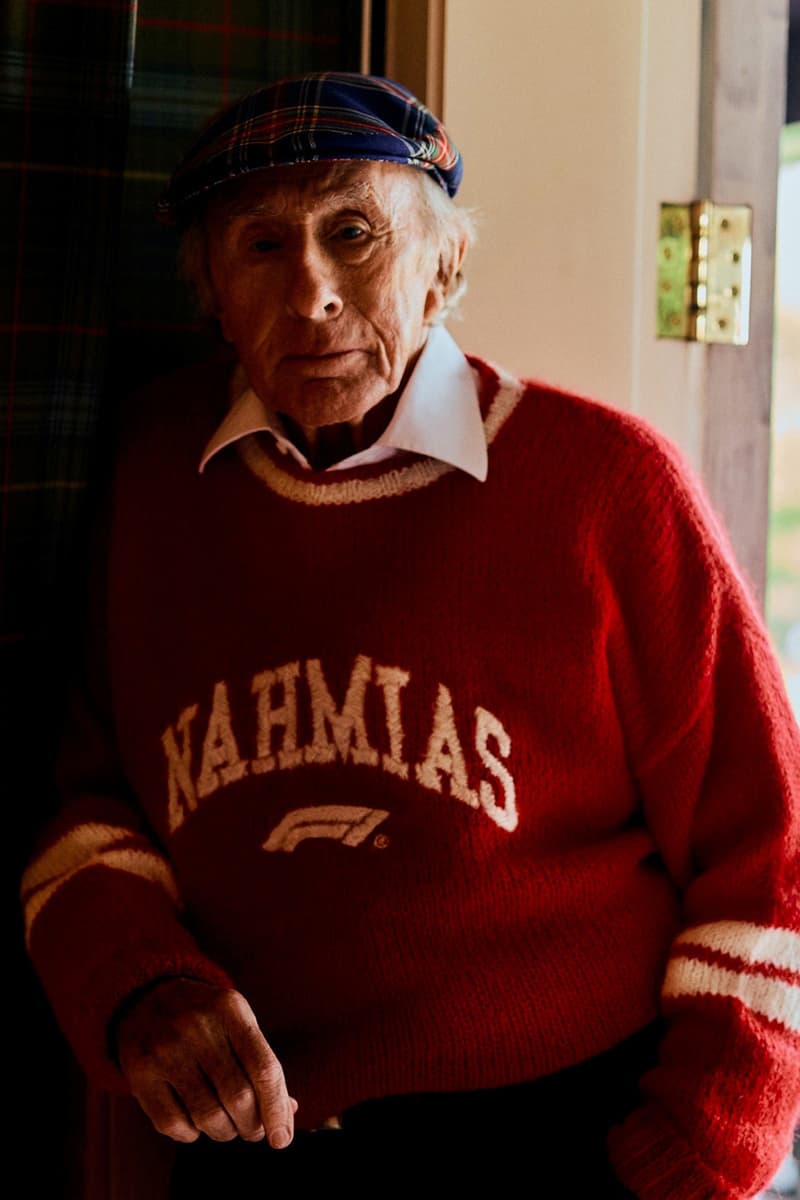 Sir Jackie Stewart Fronts the Formula 1 x NAHMIAS Campaign Ahead of the Miami Grand Prix capsule collaboration f1