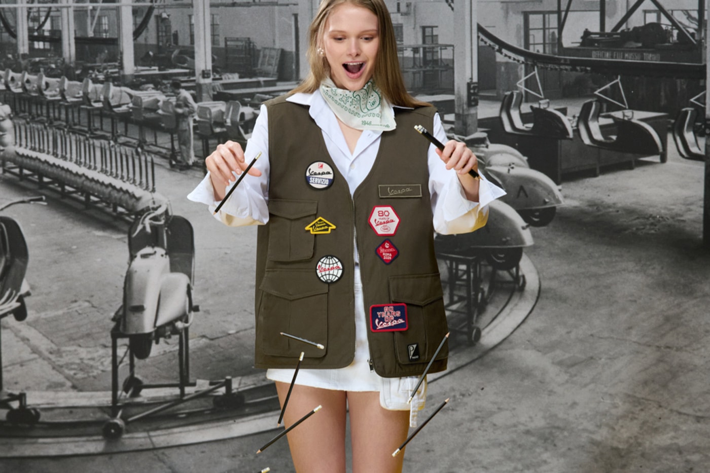 Vespa Celebrates 80 Years of an Icon With Historic New Scooters and a Roman Jubilee primavera gts apparel release