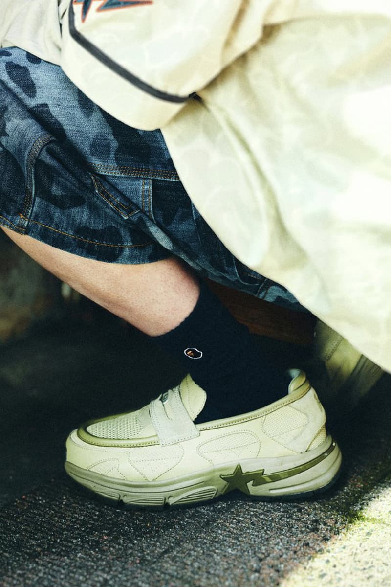 BAPE LOAFER STA black beige Release Info