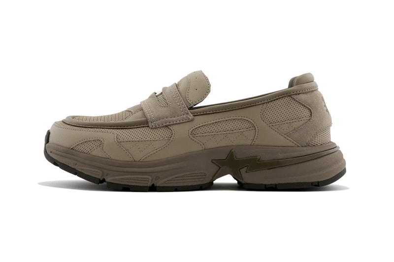 BAPE LOAFER STA black beige Release Info