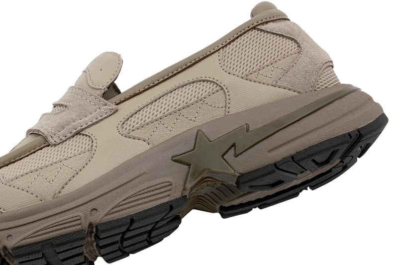 BAPE LOAFER STA black beige Release Info