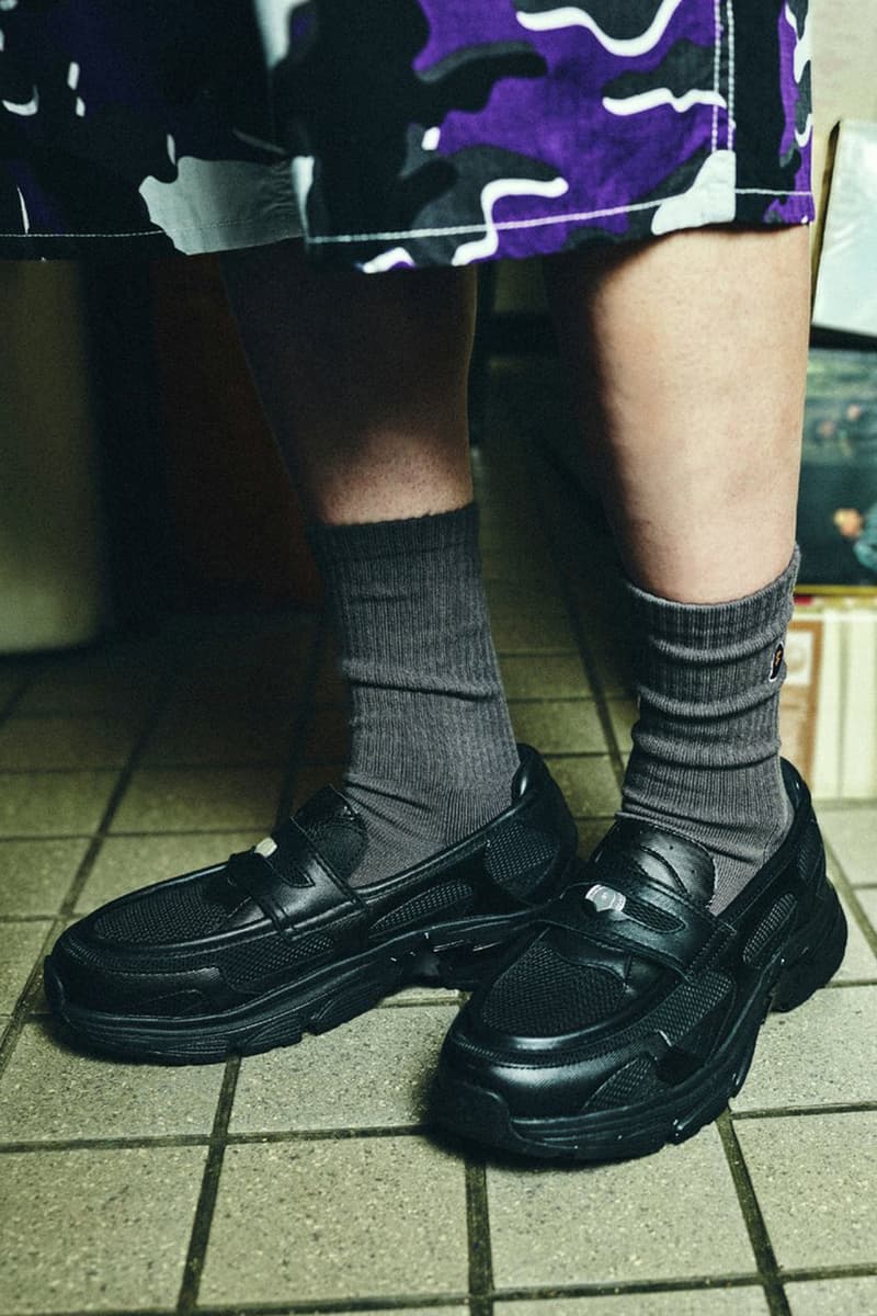 BAPE LOAFER STA black beige Release Info