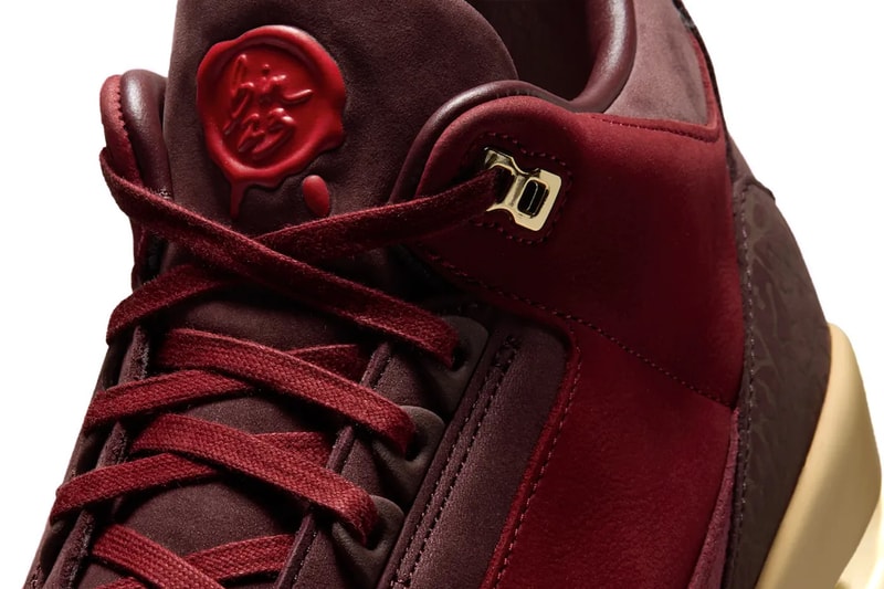 Air Jordan 3 OG "BIN 23" Team Red/Burgundy Crush-Coconut Milk-Metallic Gold IO7744-600 Release Info nike jordan brand michale jordan