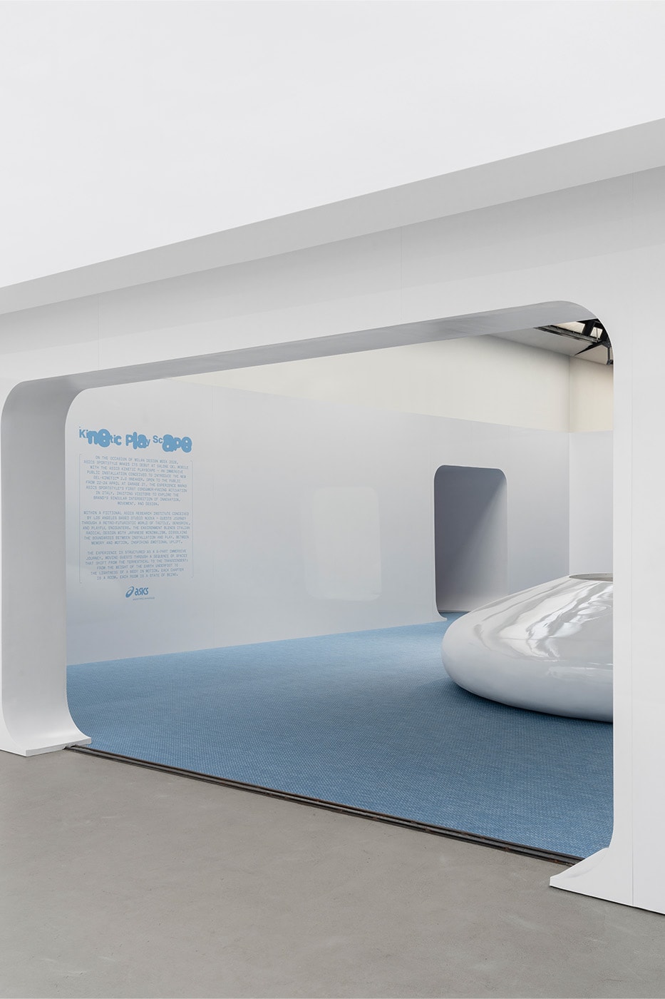 ASICS SportStyle Kinetic Playscape NUOVA SOSHIOTSUKI  Milan Design Week 2026 SOSHIOTSUKI Matéo Garcia