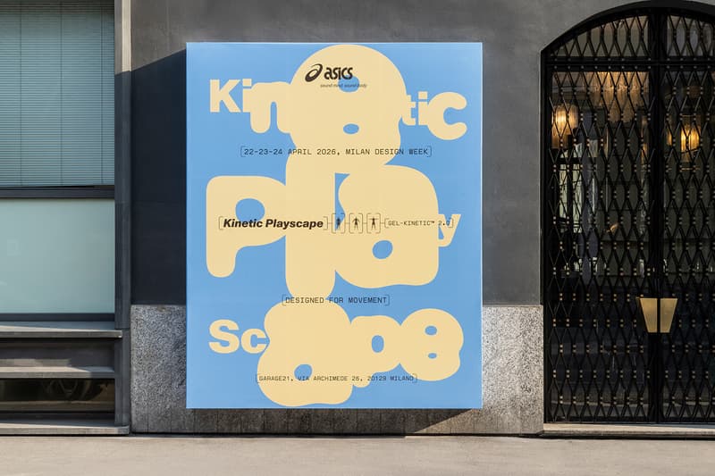 ASICS SportStyle Kinetic Playscape NUOVA SOSHIOTSUKI  Milan Design Week 2026 SOSHIOTSUKI Matéo Garcia