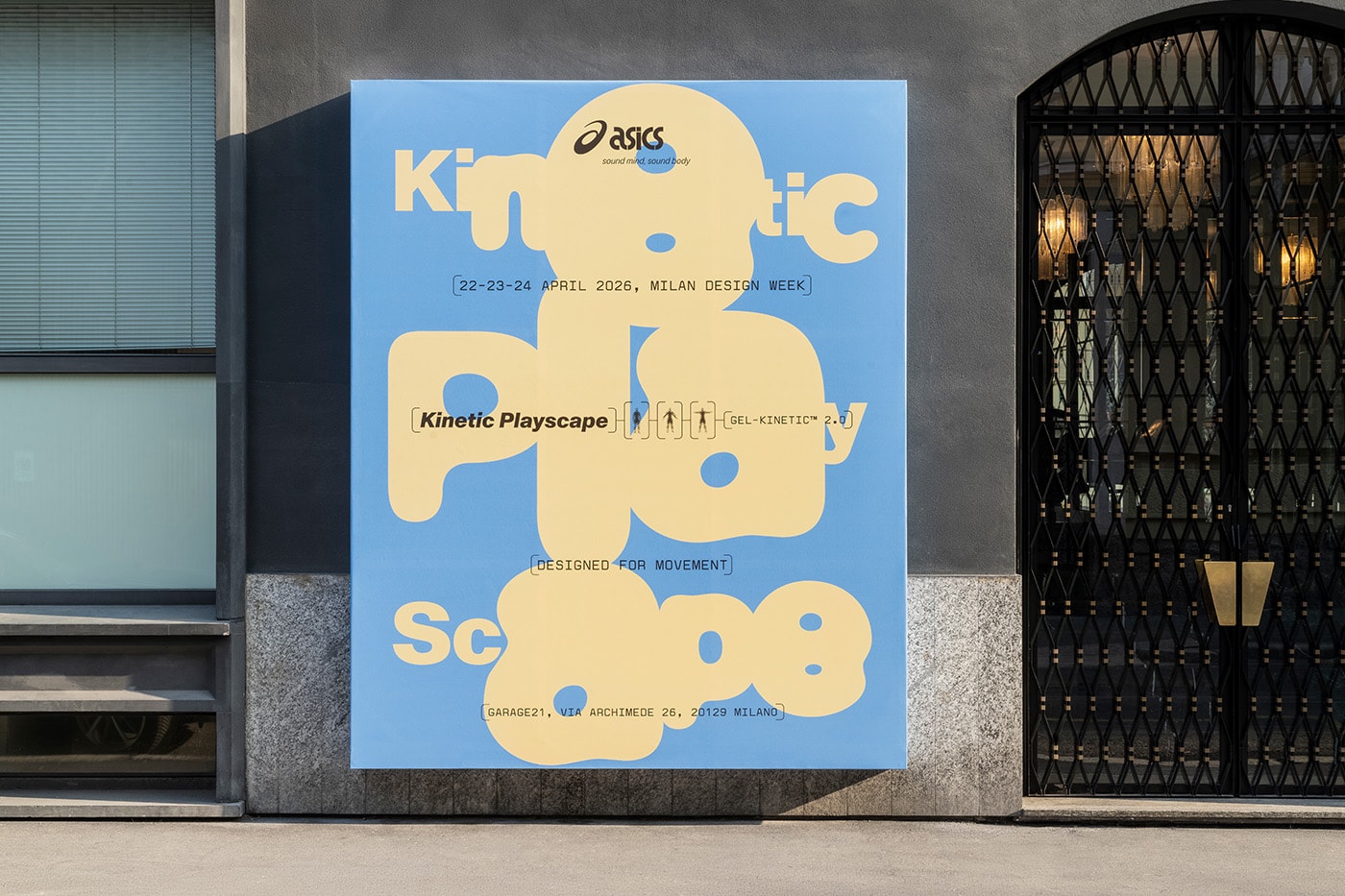 ASICS SportStyle Kinetic Playscape NUOVA SOSHIOTSUKI  Milan Design Week 2026 SOSHIOTSUKI Matéo Garcia