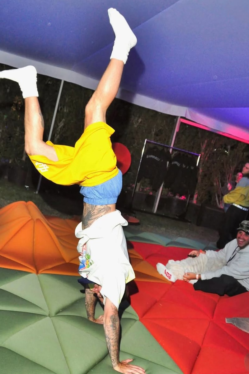 Closer Look at the Desert Oasis Paulin, Paulin, Paulin Custom "Dune" Sofa Sanctuary Created for Justin Bieber at Coachella 2026 SKYLRK