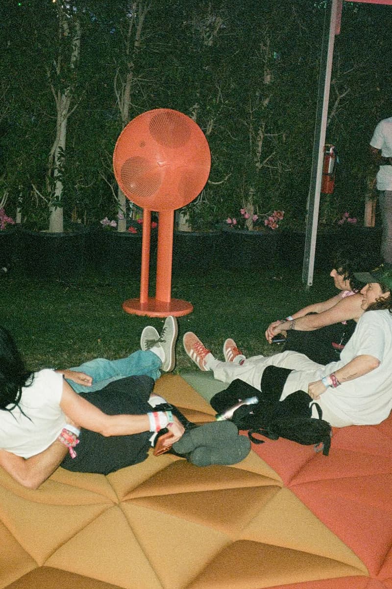 Closer Look at the Desert Oasis Paulin, Paulin, Paulin Custom "Dune" Sofa Sanctuary Created for Justin Bieber at Coachella 2026 SKYLRK