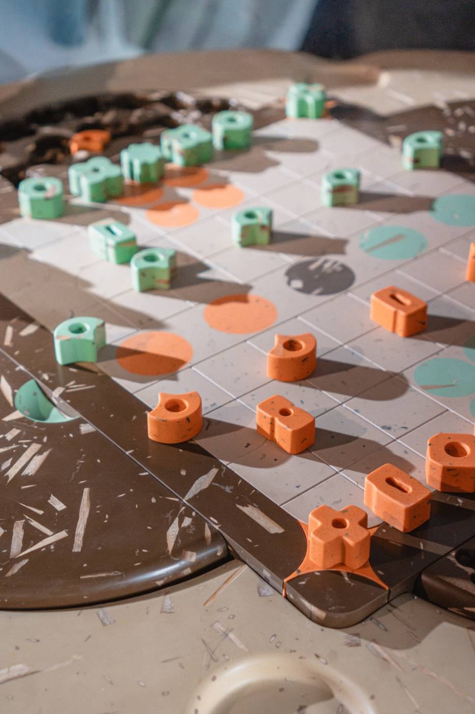 reEDIT by EDITECTURE "The Upcycled Gambit — Bamboo & Brew Chess Table Set"  Milan Design Week 2026 Jacqueline Chak Genevieve Chew