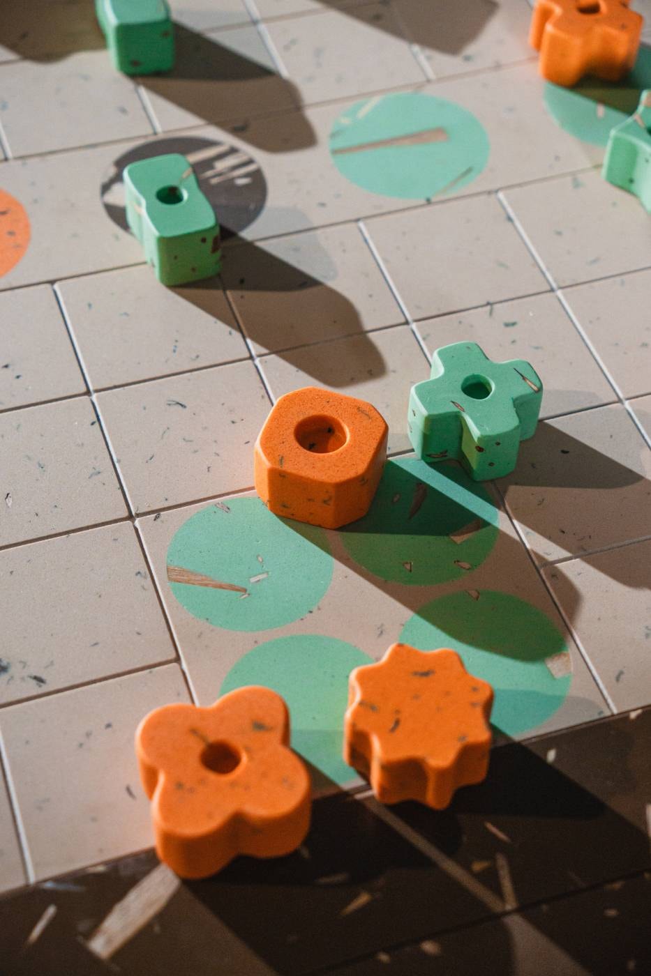 reEDIT by EDITECTURE "The Upcycled Gambit — Bamboo & Brew Chess Table Set"  Milan Design Week 2026 Jacqueline Chak Genevieve Chew