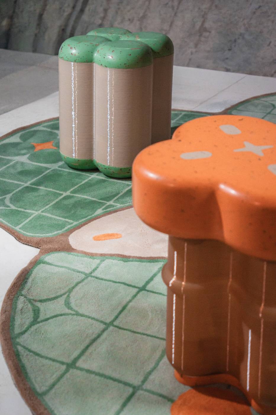 reEDIT by EDITECTURE "The Upcycled Gambit — Bamboo & Brew Chess Table Set"  Milan Design Week 2026 Jacqueline Chak Genevieve Chew