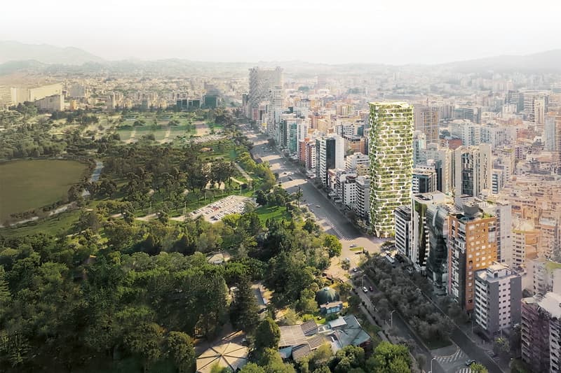 Kengo Kuma & Associates Uribe Schwarzkopf Qapital Tower Quito Ecuador Project