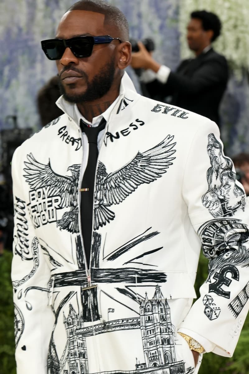 Wrist Check Skepta Met Gala 2026 Red Carpet Audemars Piguet Royal Oak “Jumbo” Extra-Thin 16202BA.HH.1241BA.01 18k yellow gold