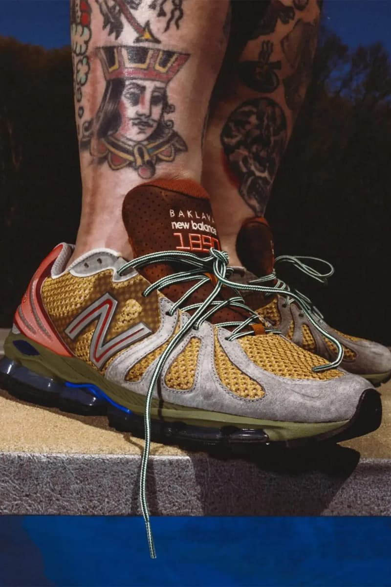 Action Bronson Baklava  New Balance 1890 “Planet Frog” First Look Info