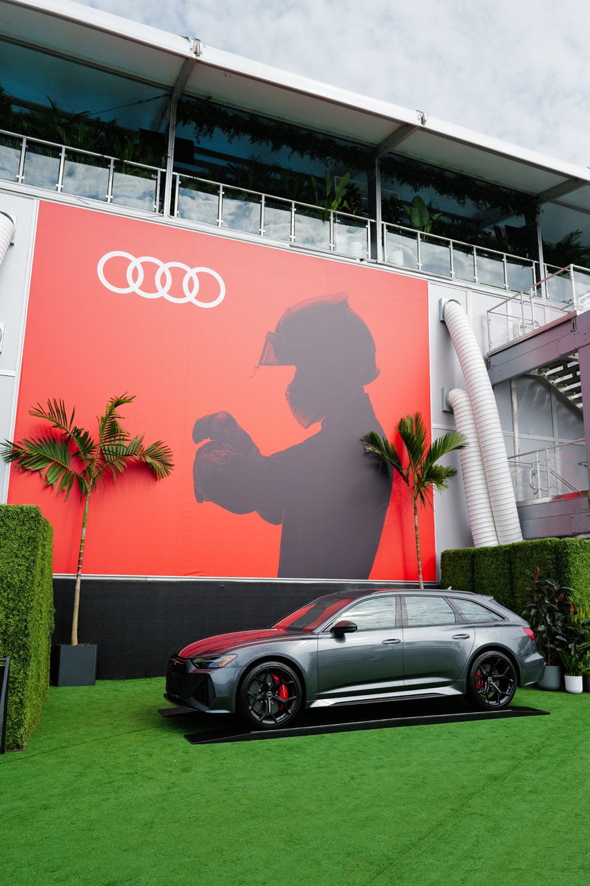 Inside the Exclusive Audi Turn 1 Club at F1 Miami Nico Hulkenberg Gabriel Bortoleto Formula 1