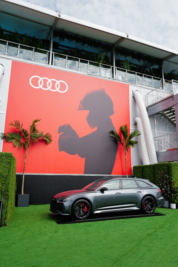 Inside the Exclusive Audi Turn 1 Club at F1 Miami Nico Hulkenberg Gabriel Bortoleto Formula 1