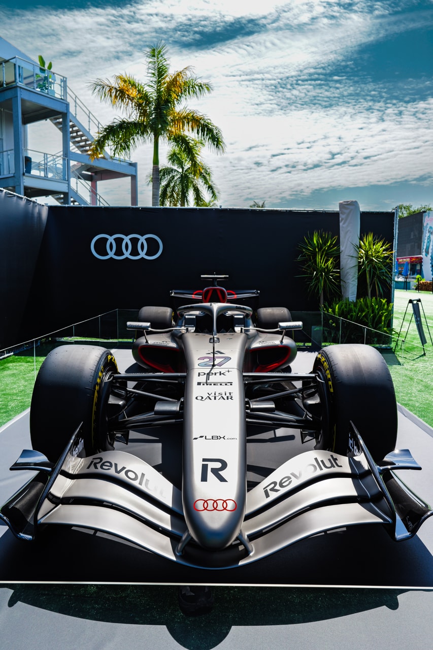 Inside the Exclusive Audi Turn 1 Club at F1 Miami Nico Hulkenberg Gabriel Bortoleto Formula 1