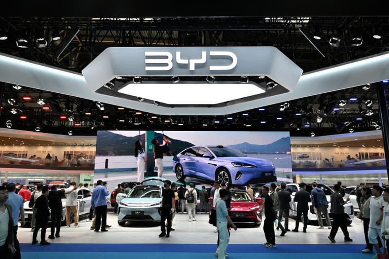 BYD electric SUV lineup including Sealion 7 showcasing global EV growth