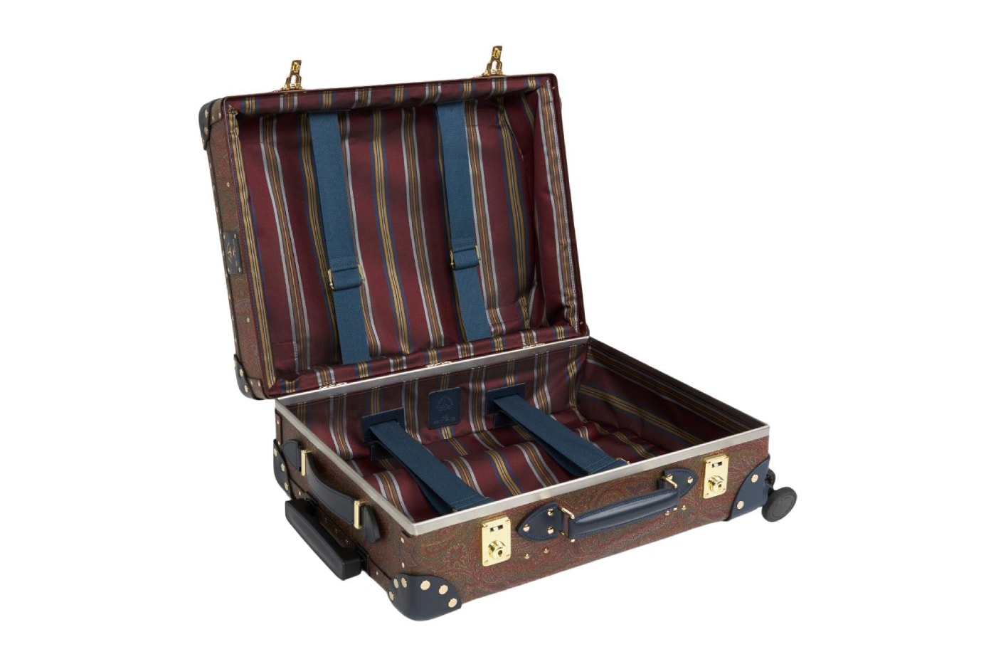 Globe Trotter ETRO arnica suitcase cross body bag collaboration Release Info
